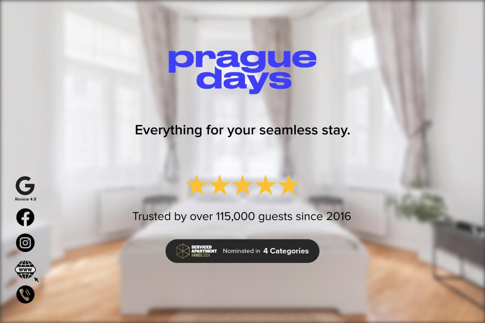 Apartament Days - 1bdr - Fireplace - Ac Praga